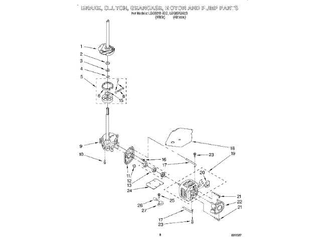 washing machine kenmore 80 series washer parts diagram