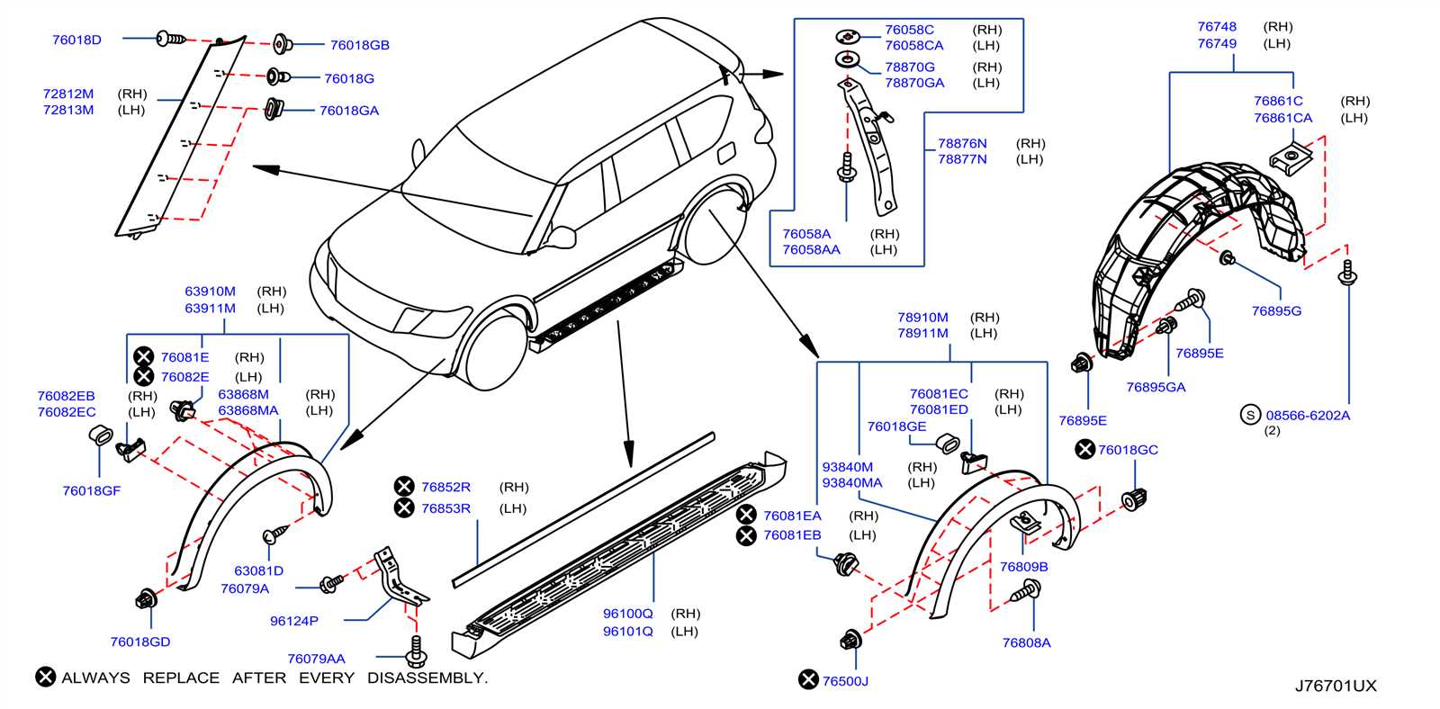 infiniti g35 parts diagram