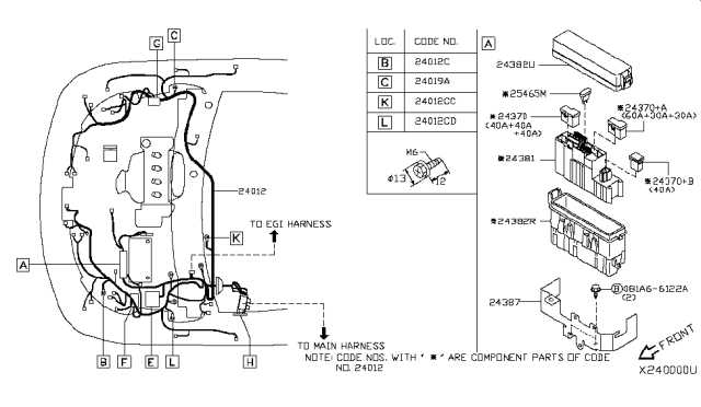 2012 nissan versa parts diagram