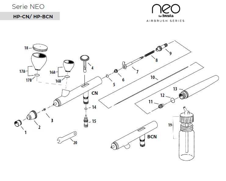 iwata neo parts diagram