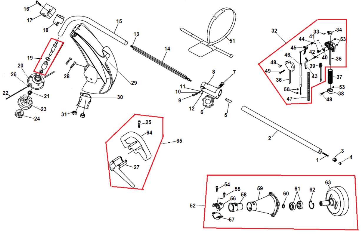 weed eater pe550 parts diagram