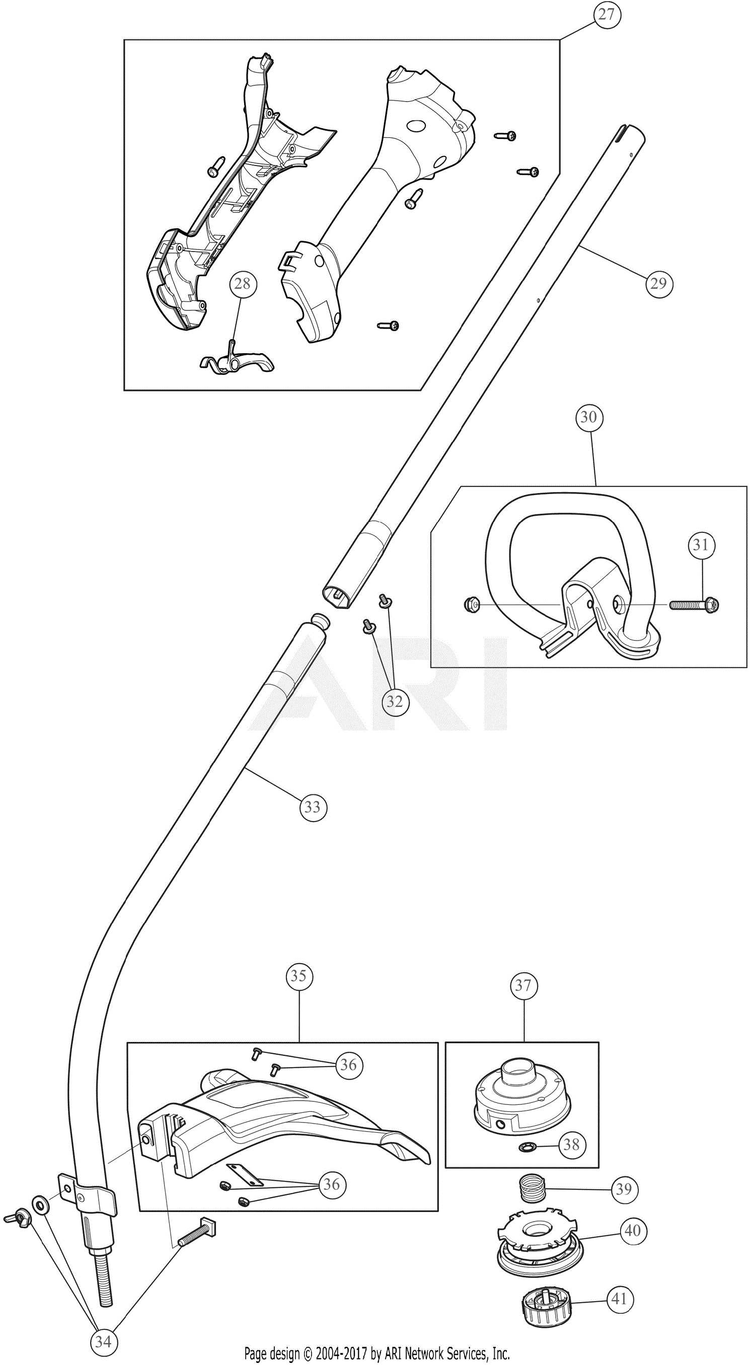 weed wacker parts diagrams