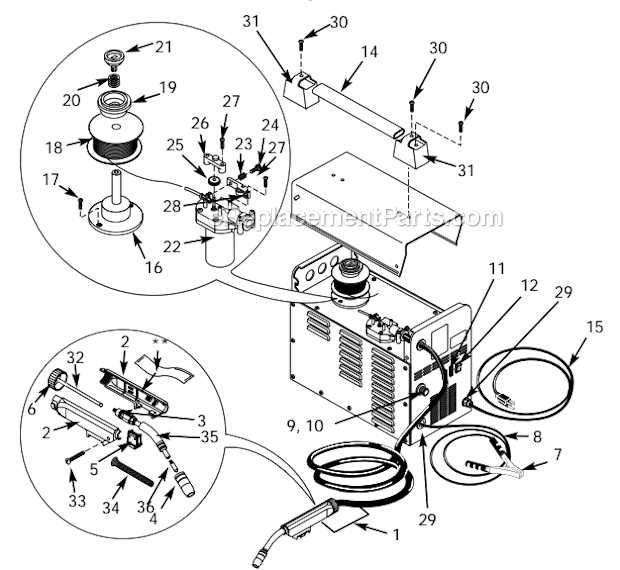 welder parts diagram