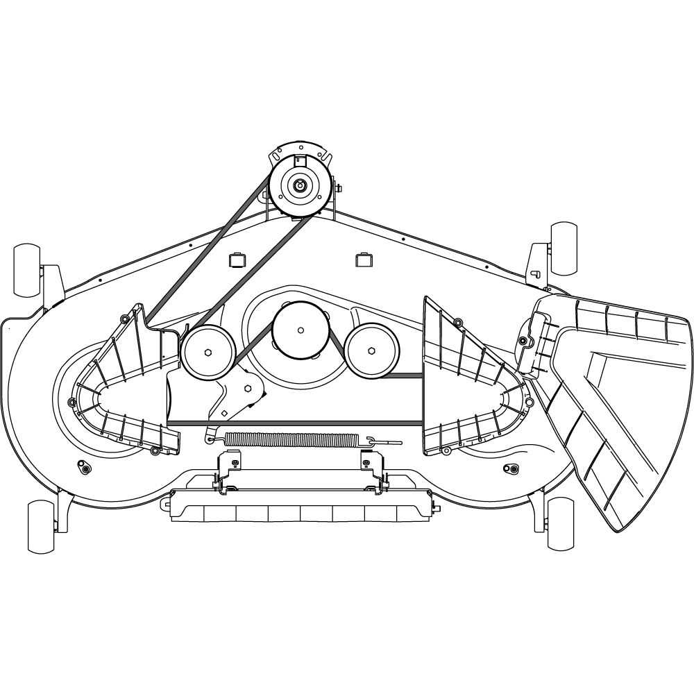 craftsman mower deck parts diagram