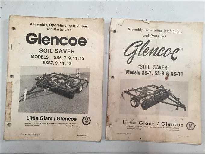 glencoe soil saver parts diagram