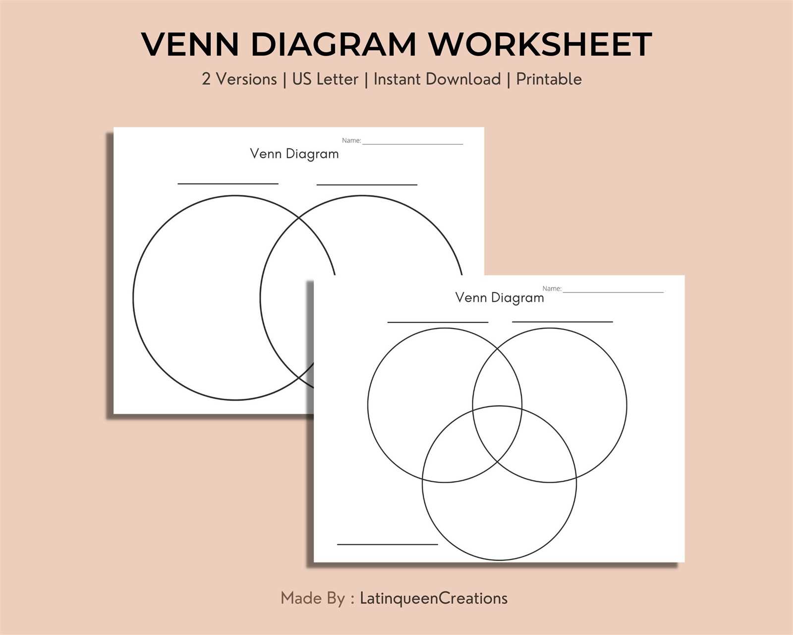 what fits in venn diagram of trees and body parts