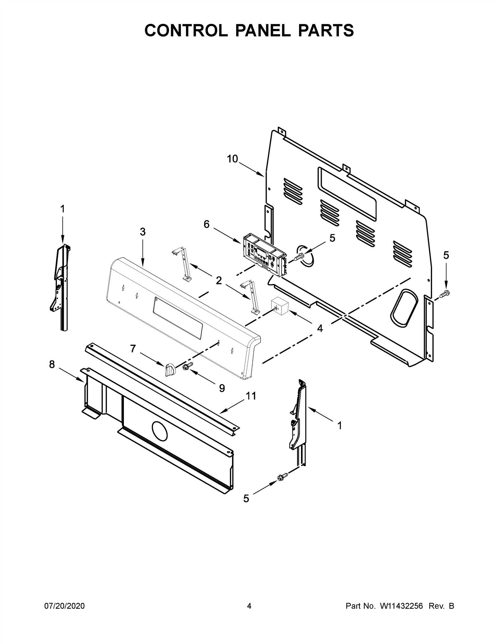 whirlpool electric range parts diagram