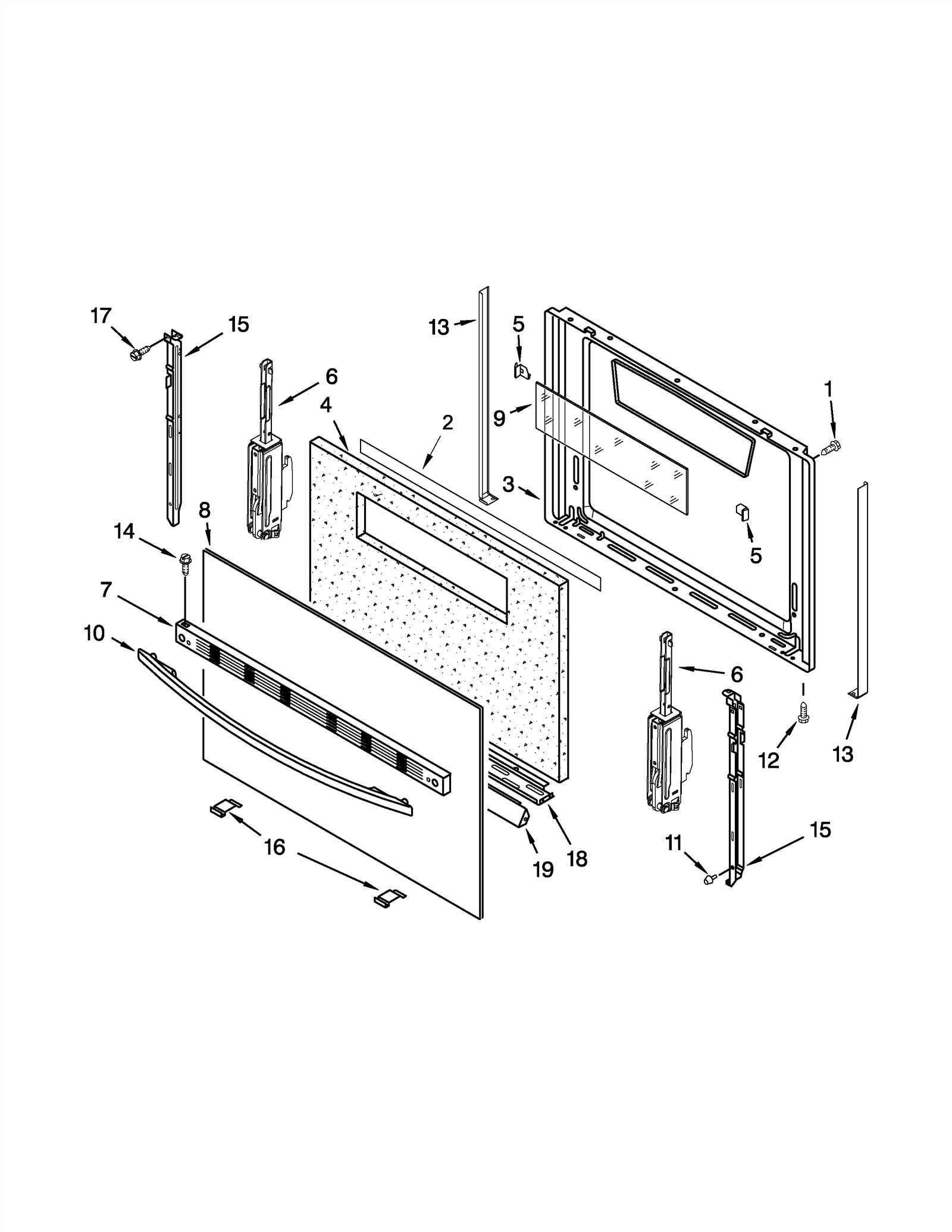 whirlpool electric range parts diagram