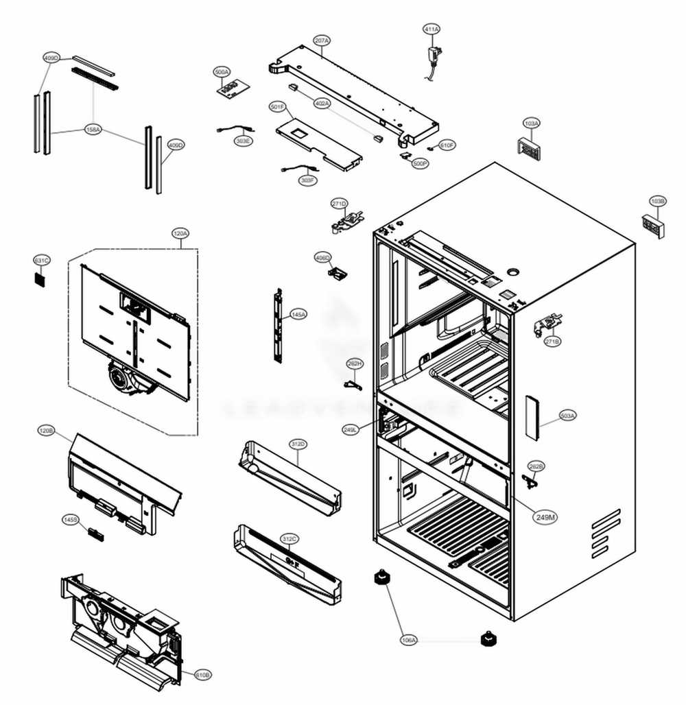 whirlpool refrigerator door parts diagram