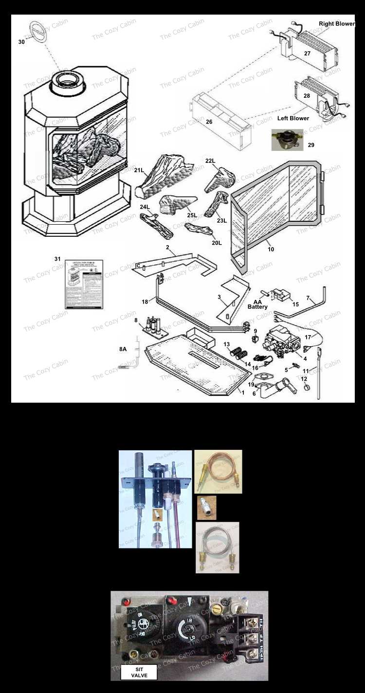 whitfield pellet stove parts diagram