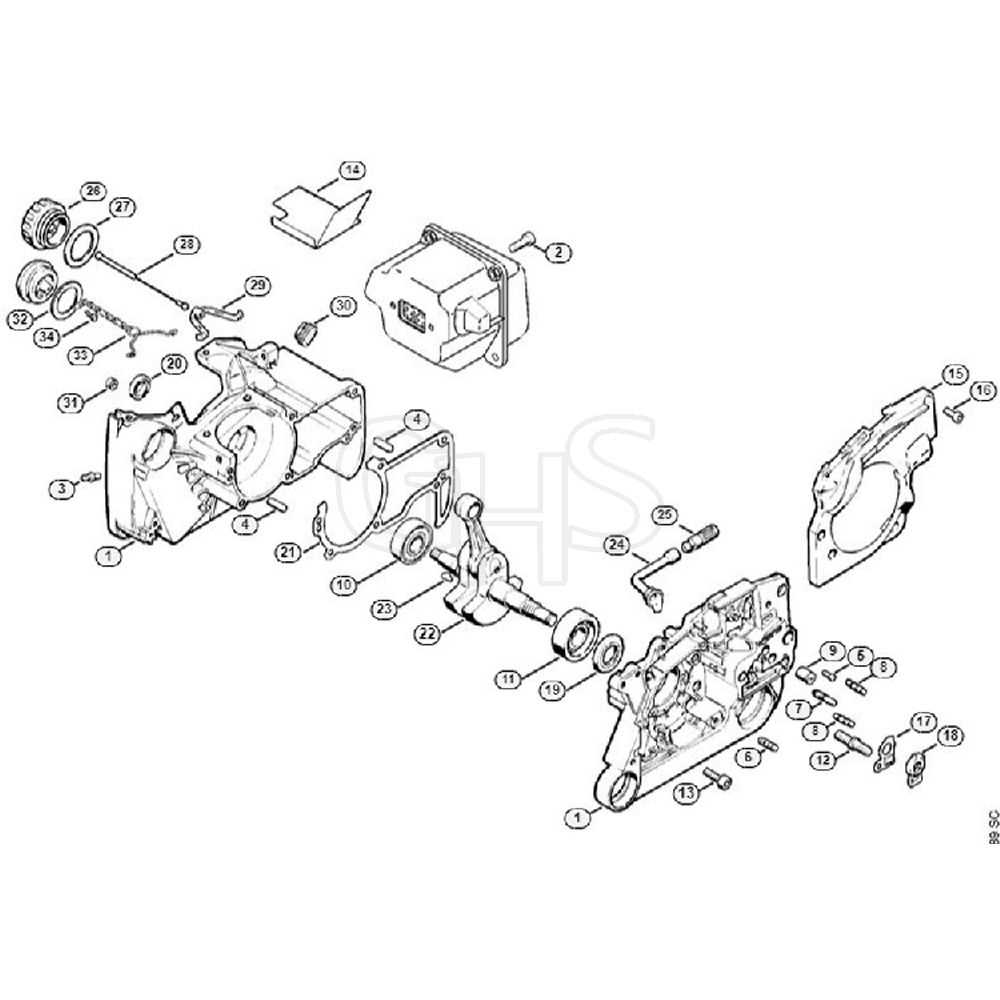 stihl ms660 parts diagram