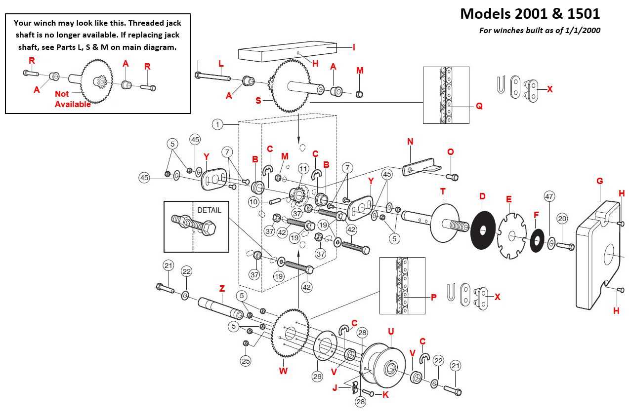 winch parts diagram