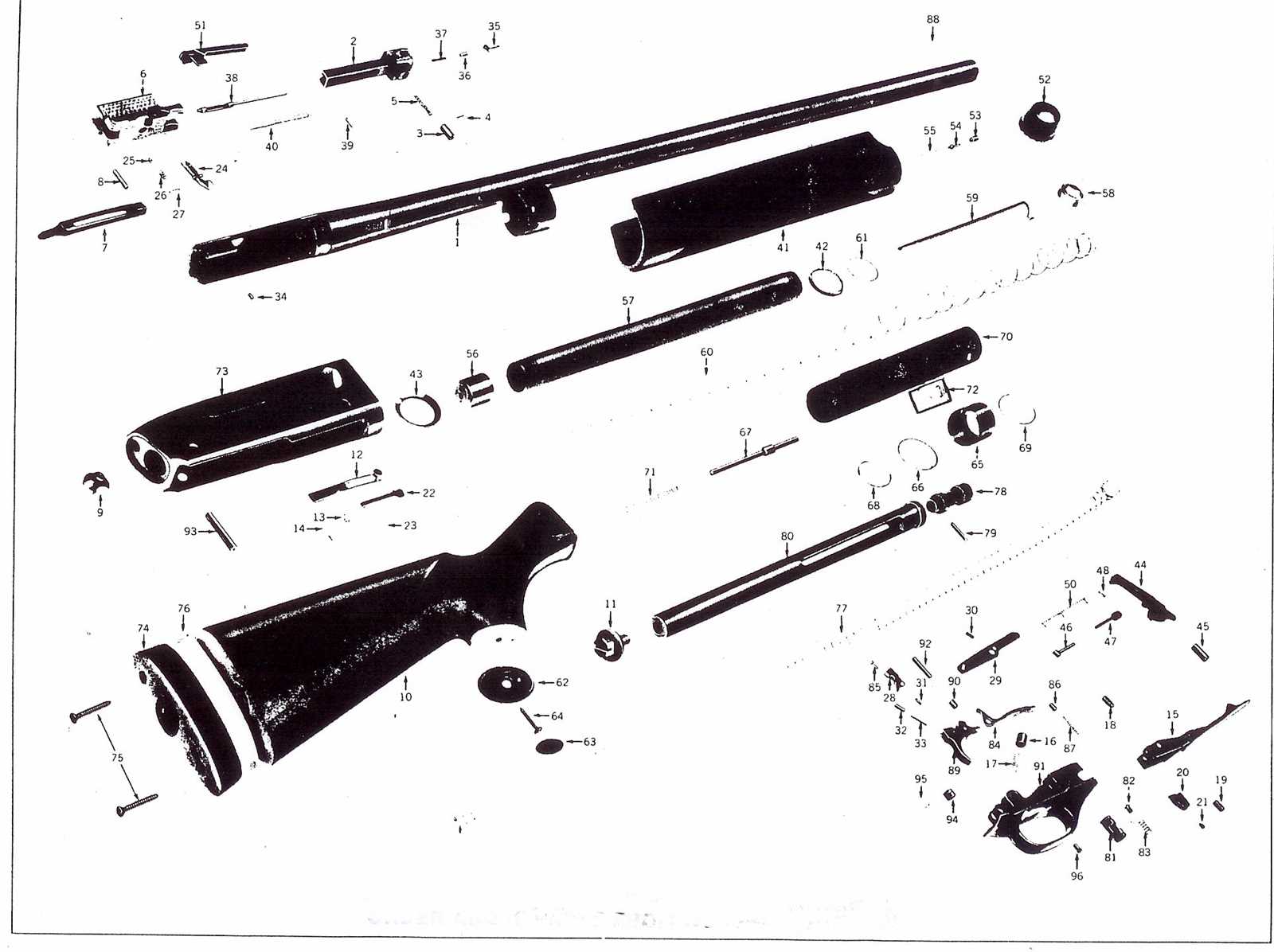 winchester model 1894 parts diagram