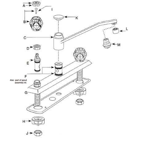 faucet parts diagram