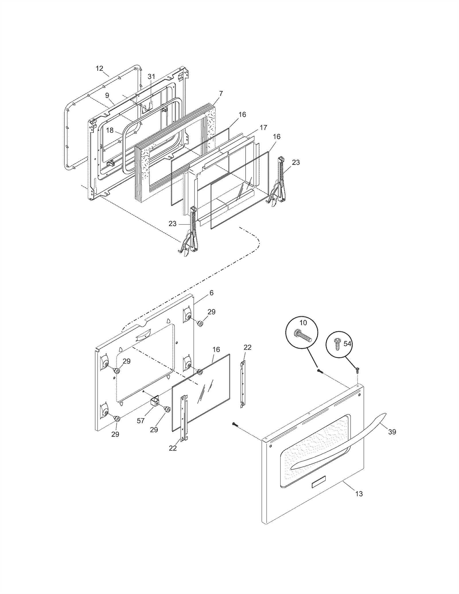 frigidaire efic123 ss parts diagram