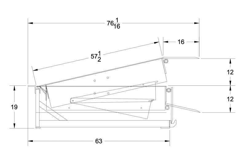 dock leveler parts diagram