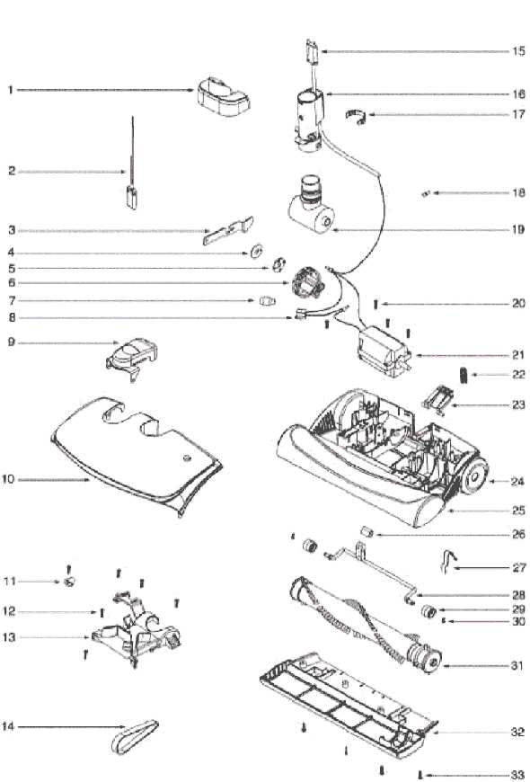 electrolux canister vacuum parts diagram