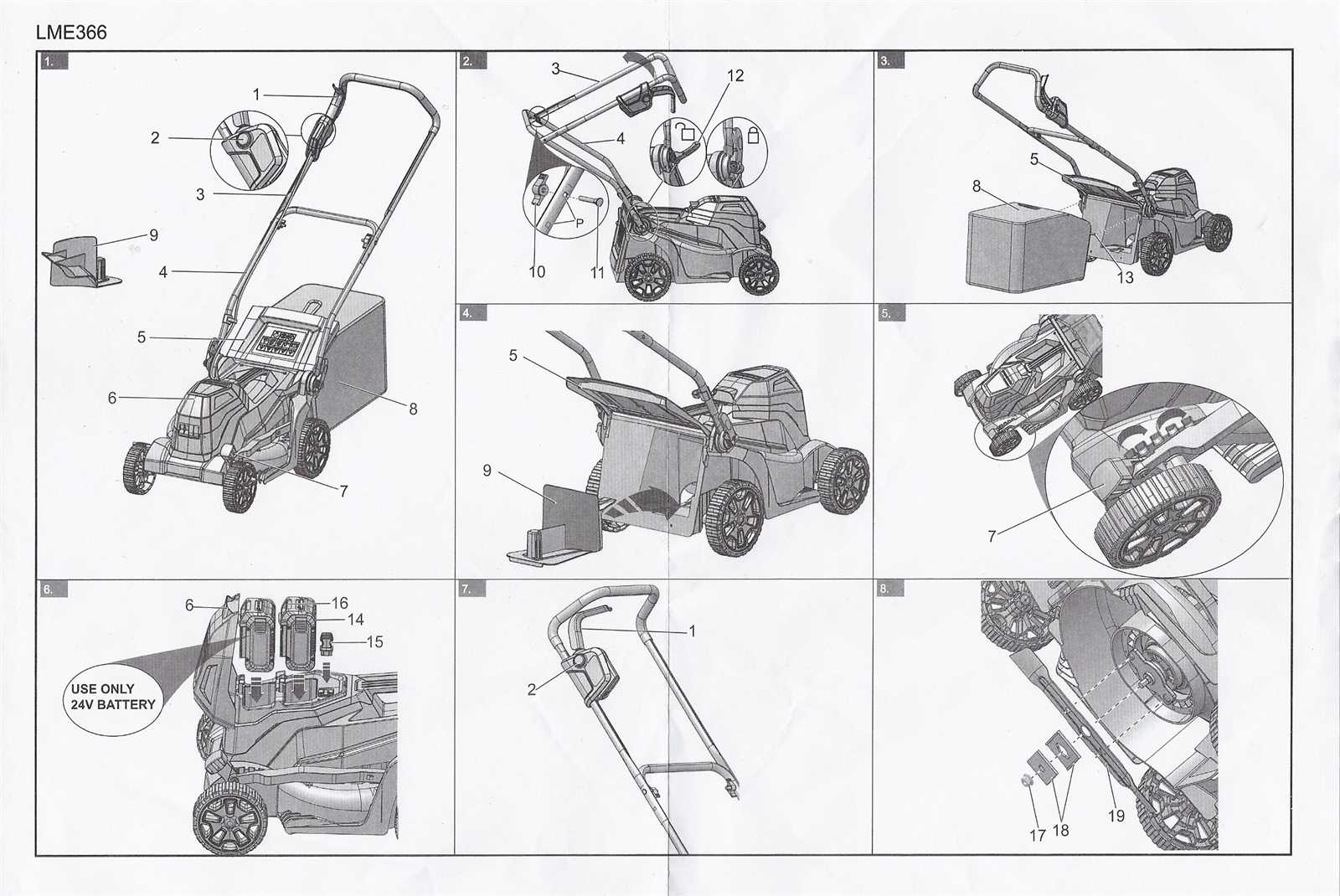 greenworks mower parts diagram