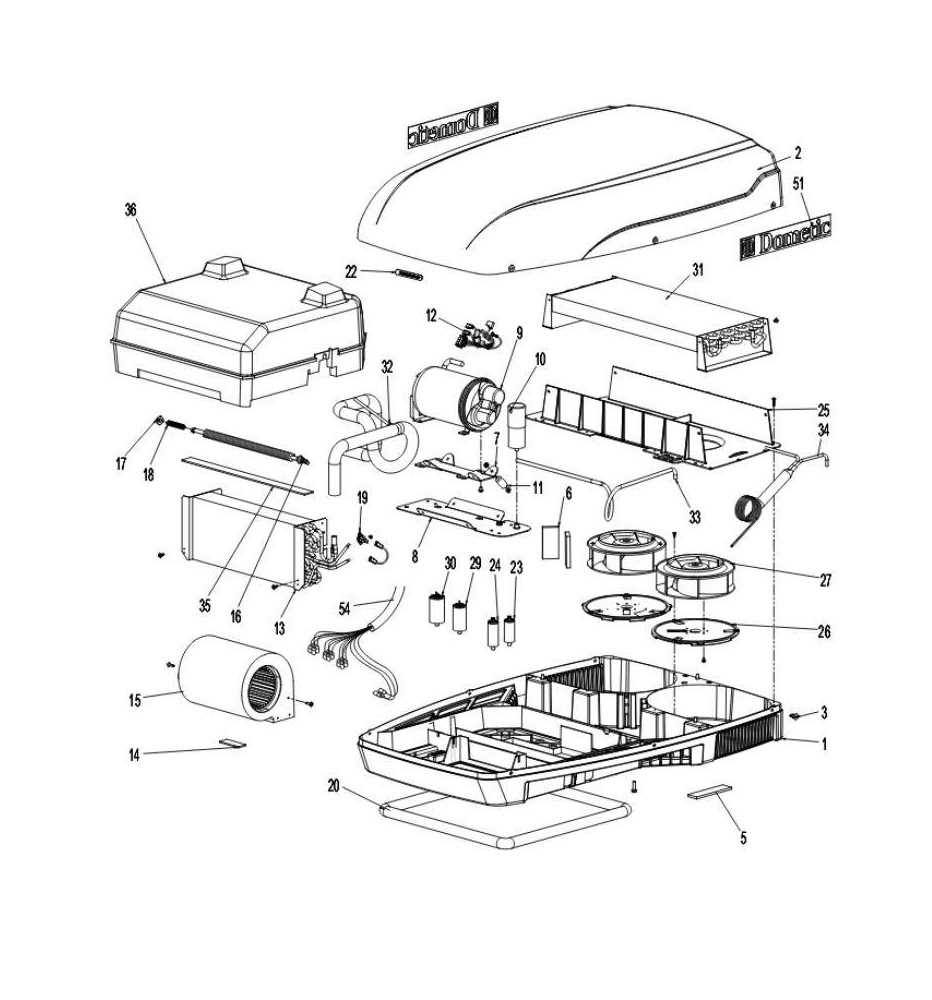 rv air conditioner parts diagram