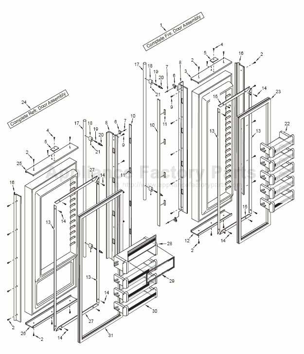 sub zero 632 parts diagram