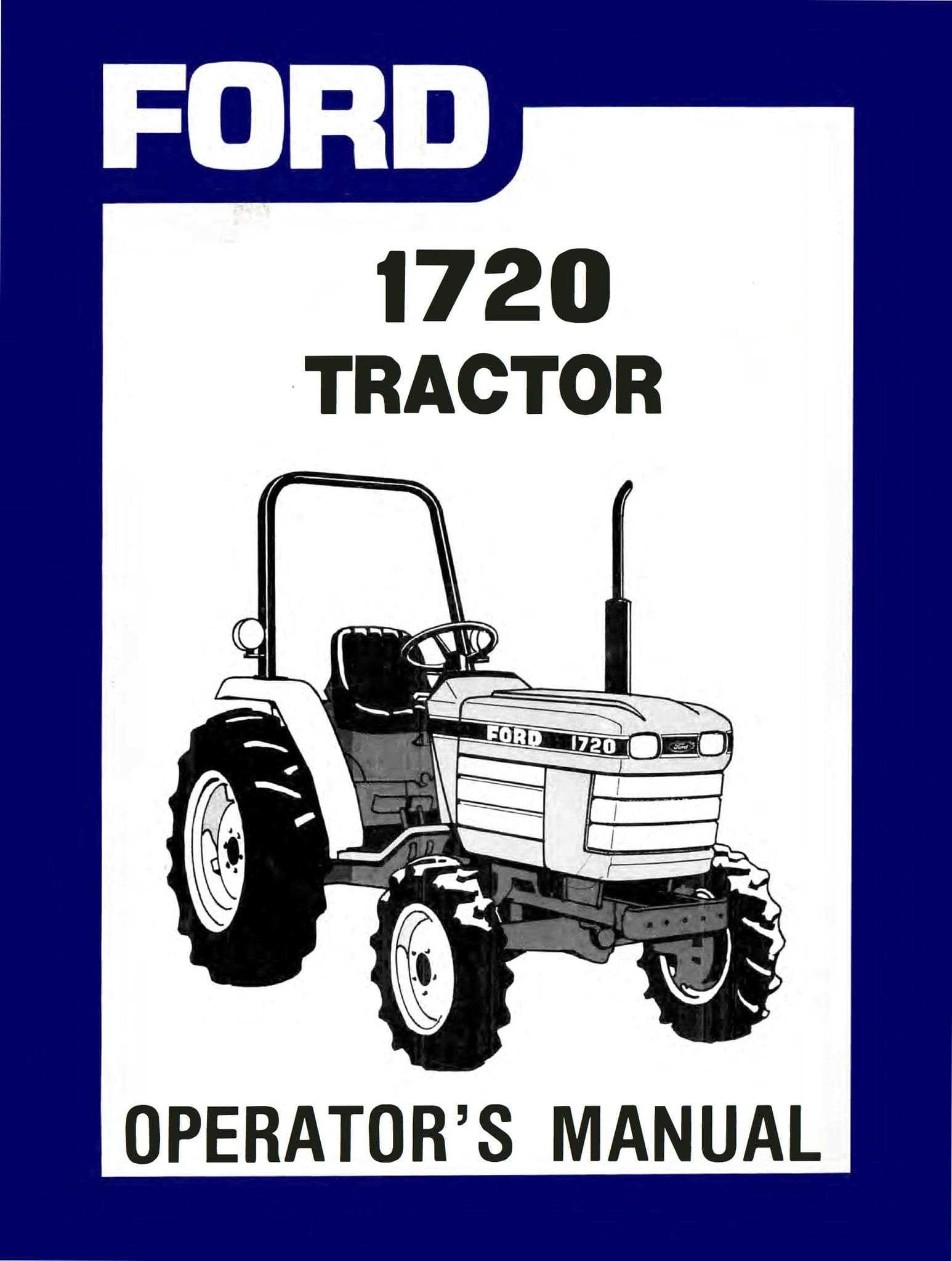 ford 1900 tractor parts diagram