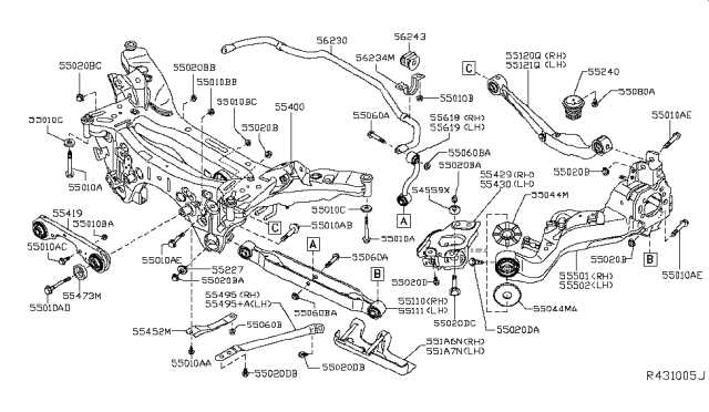 2015 nissan rogue parts diagram