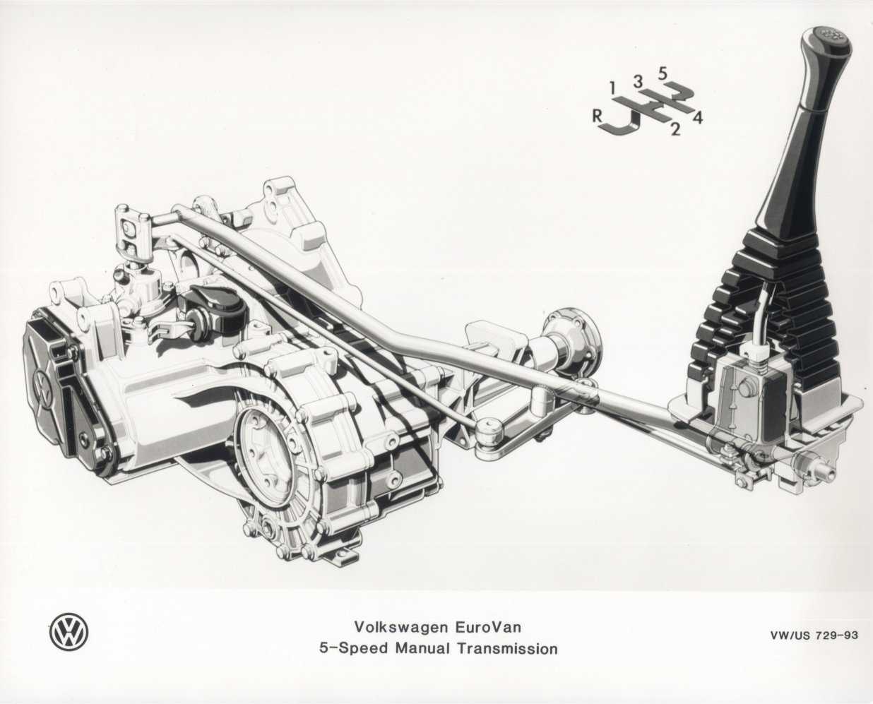 vw transmission parts diagram