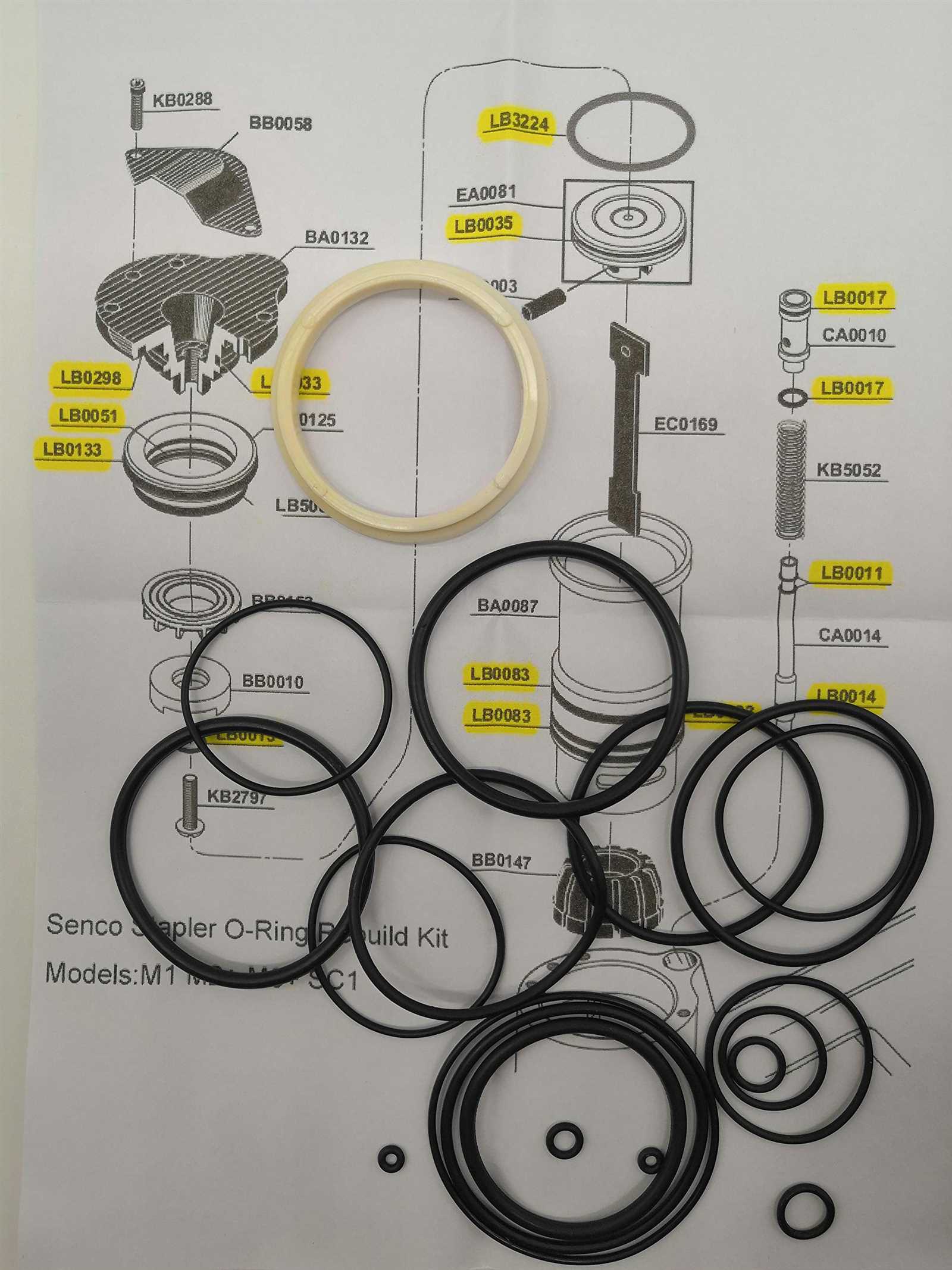 senco nail gun parts diagram