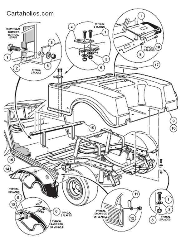 golf club parts diagram