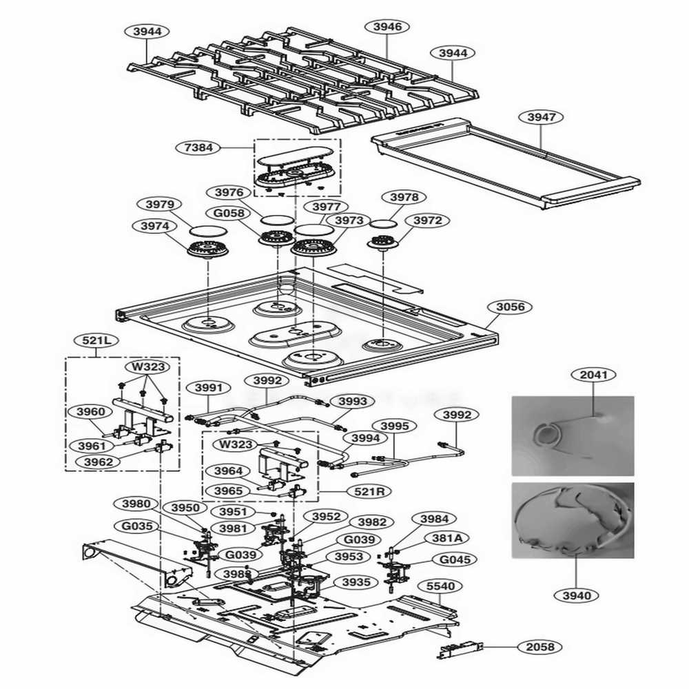 samsung gas stove parts diagram