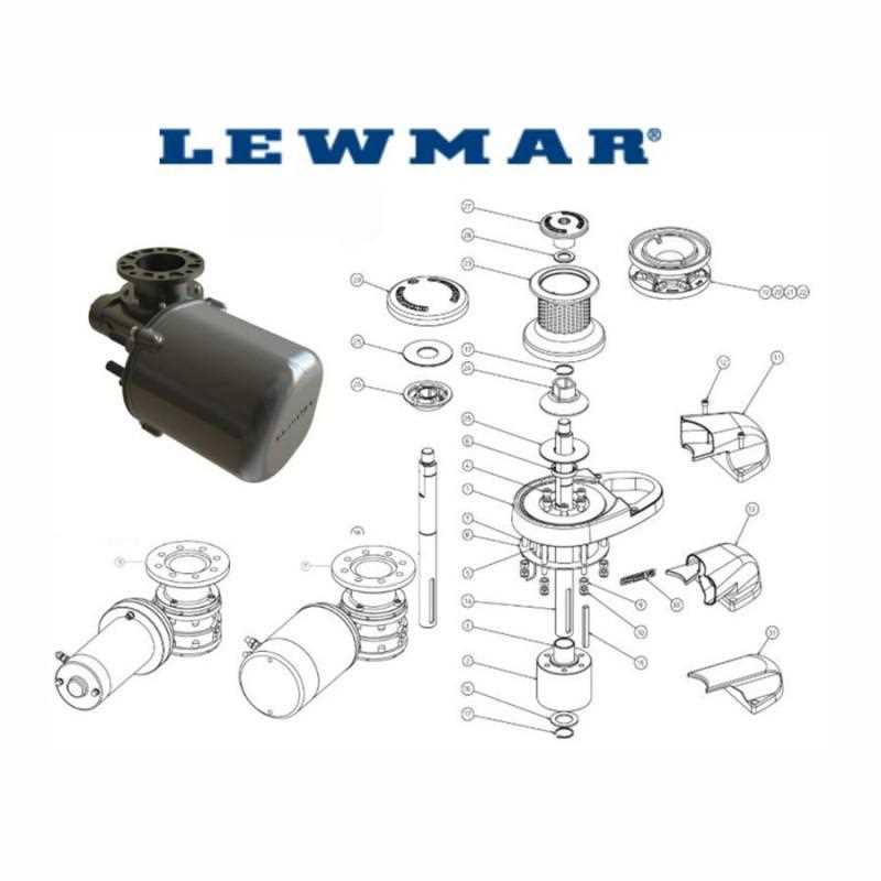 lewmar windlass parts diagram