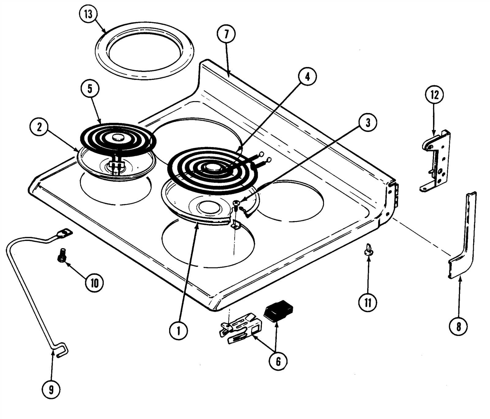 maytag stove parts diagram