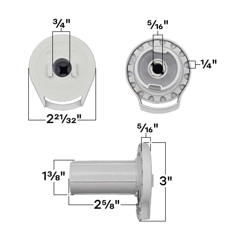 roller shade parts diagram