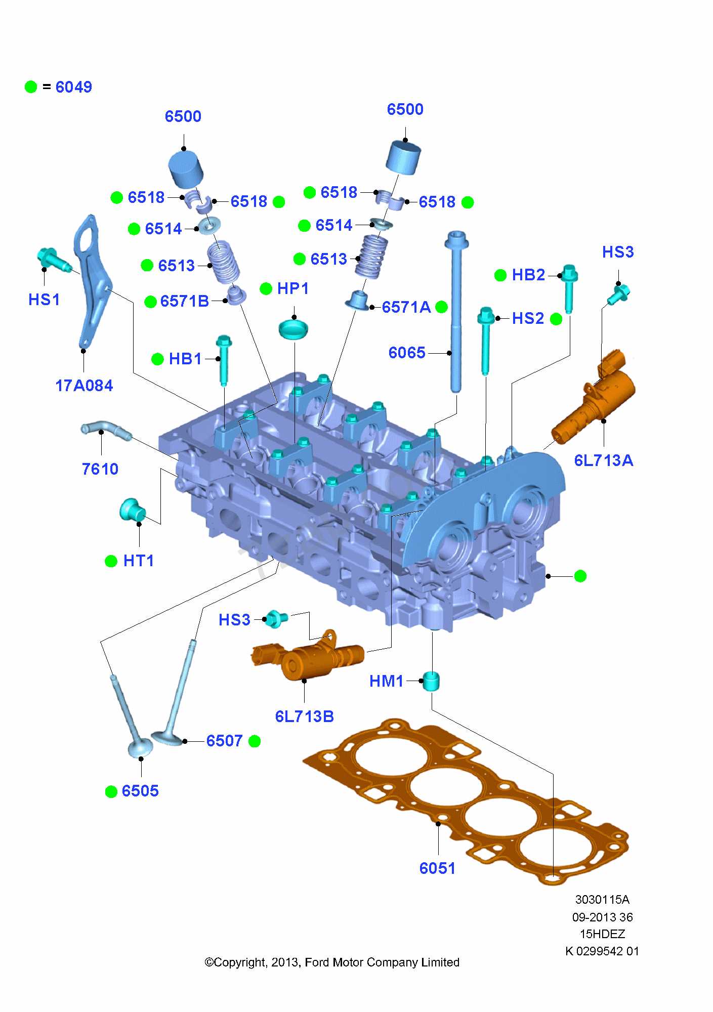 ford freestyle parts diagram