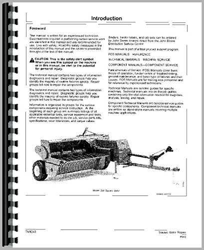 john deere 346 baler parts diagram