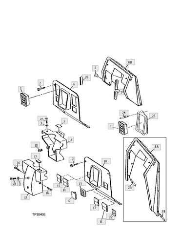 john deere 310d backhoe parts diagram