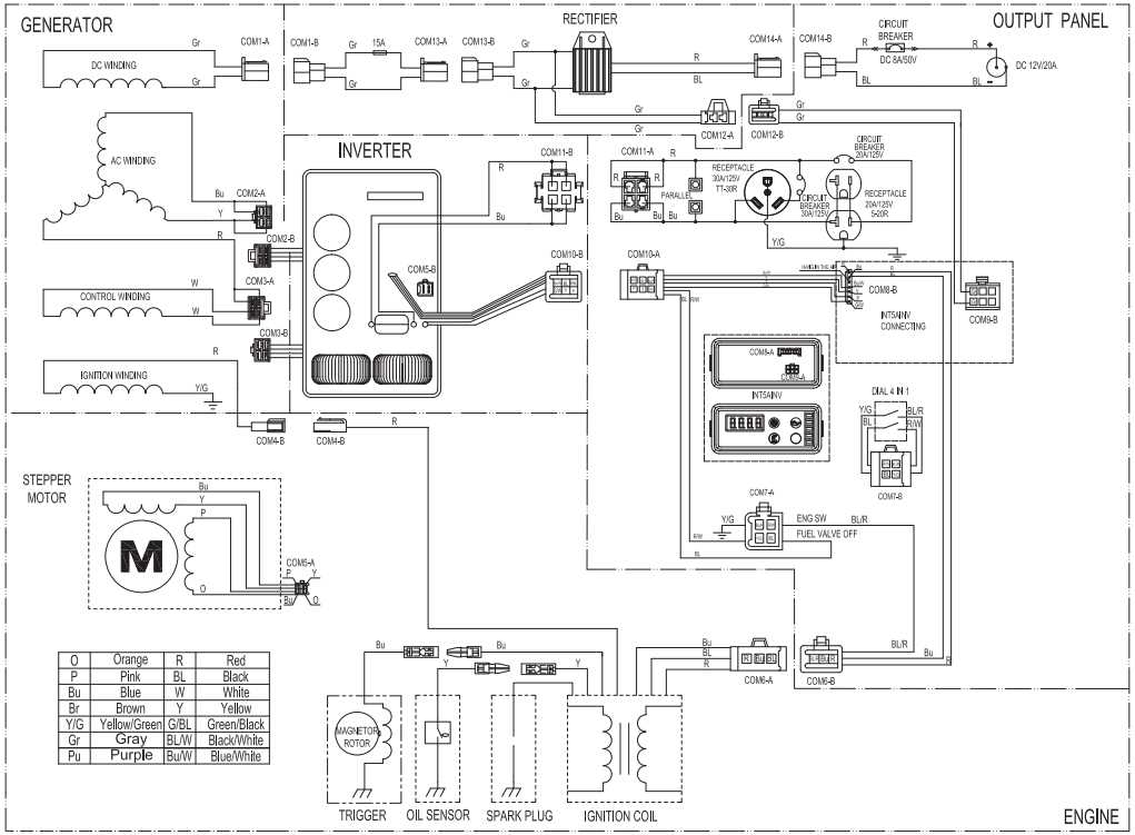 champion generator parts diagram