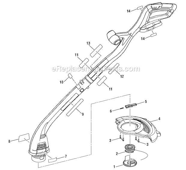 ryobi trimmer parts diagram