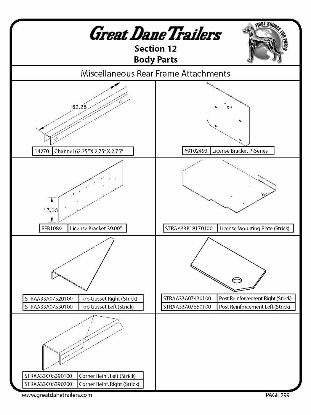 great dane trailer parts diagram