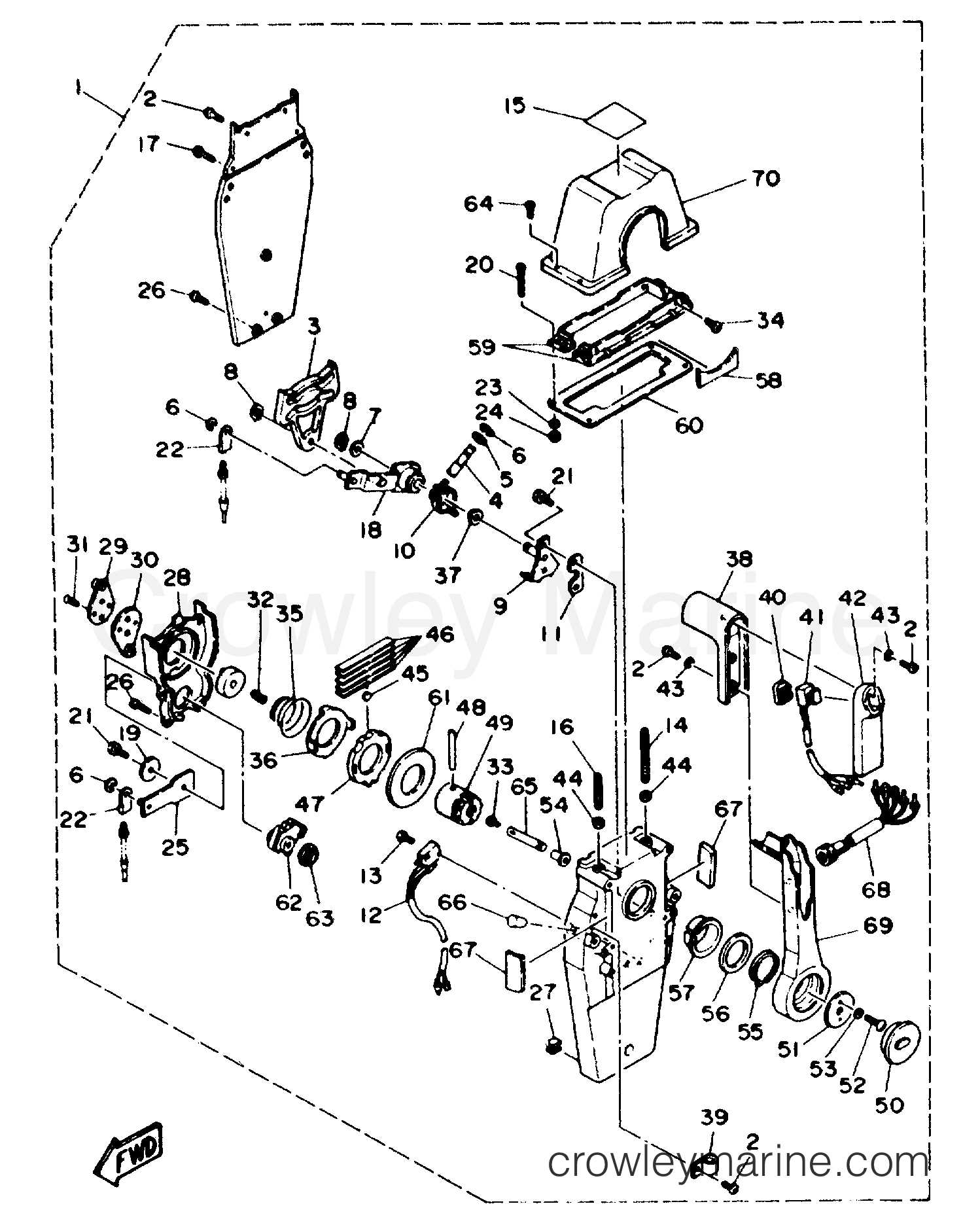 yamaha 704 remote control parts diagram