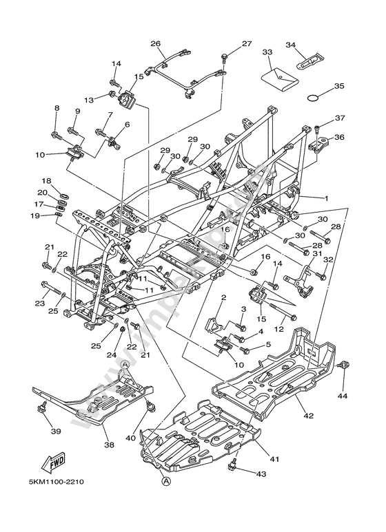 yamaha grizzly 660 parts diagram