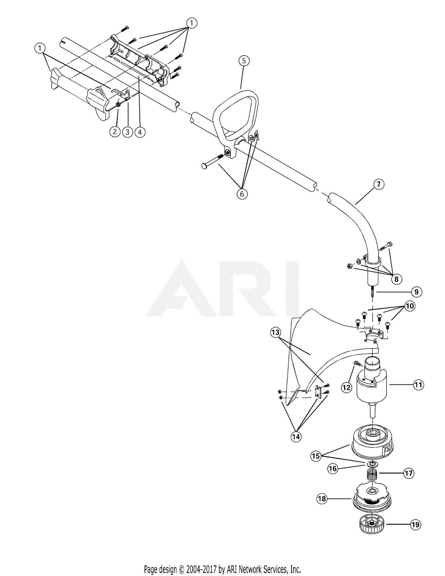 yard machines push mower parts diagram