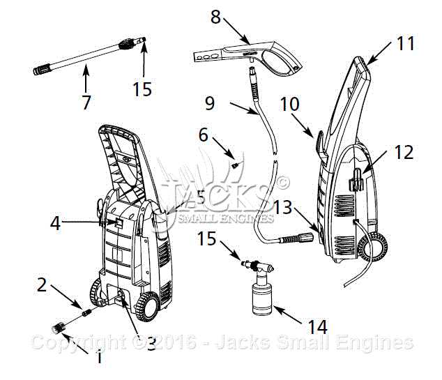 husky power washer 1750 parts diagram