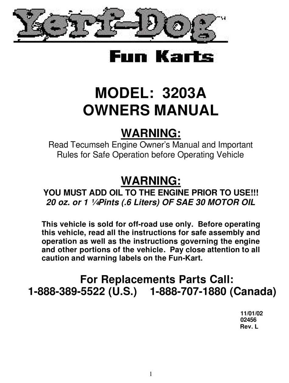 yerf dog go kart parts diagram