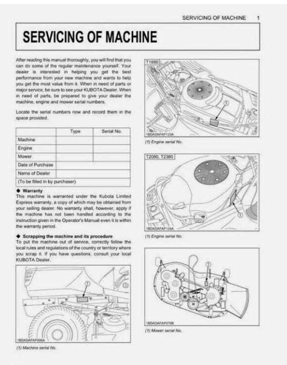 kubota t1880 parts diagram