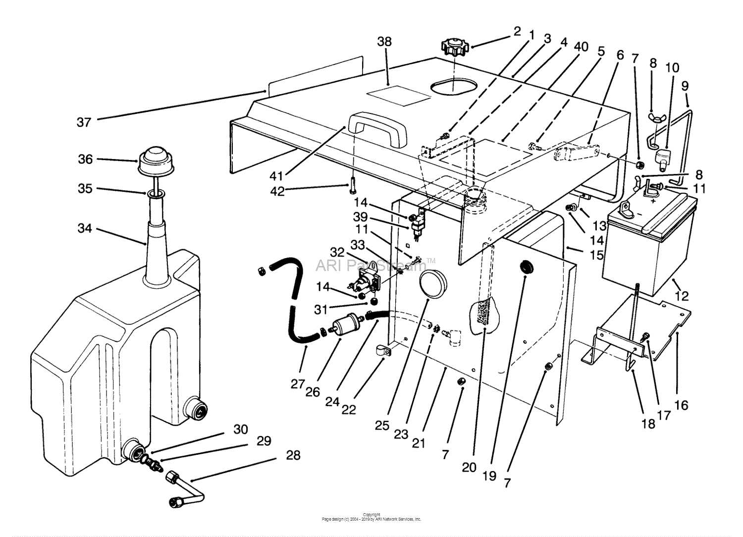 ritchie waterer parts diagram