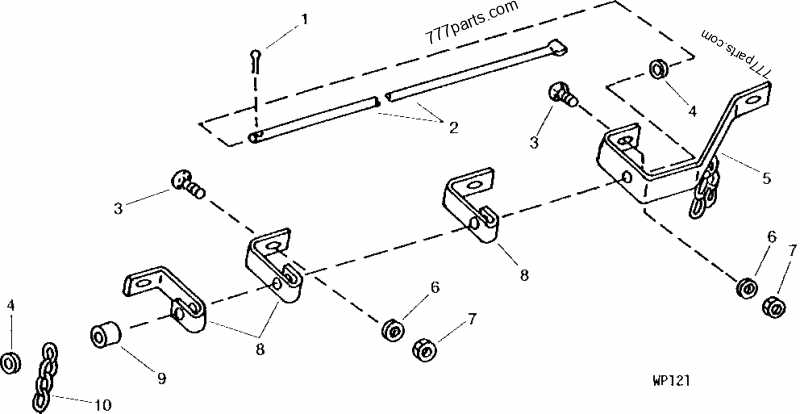 john deere 709 rotary cutter parts diagram