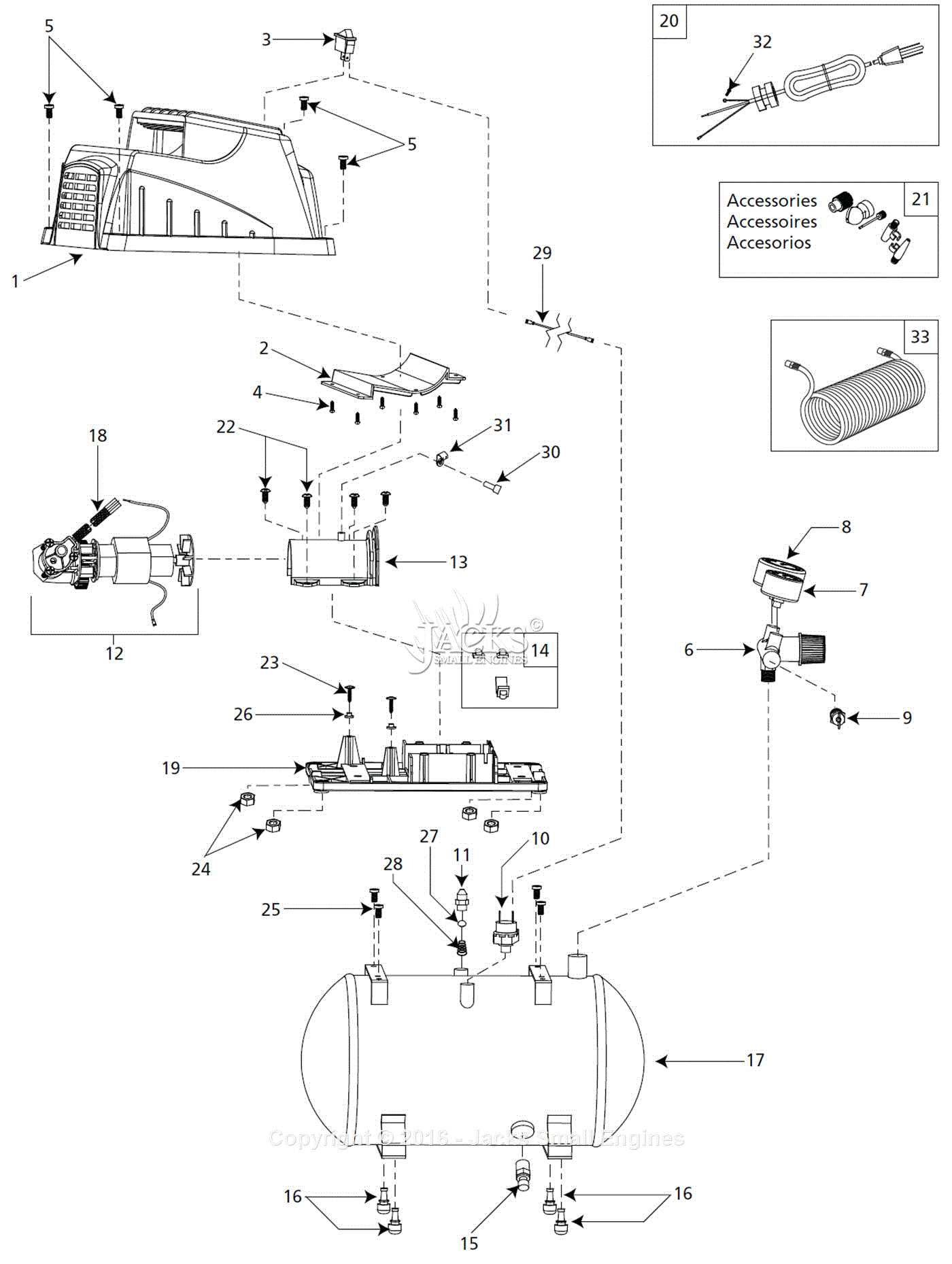 campbell hausfeld compressor parts diagram