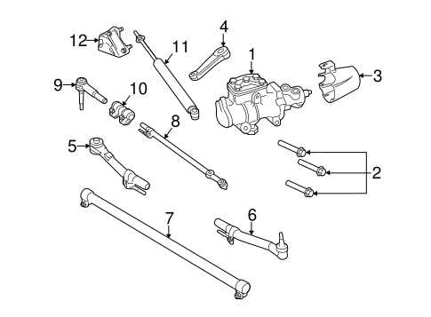 f250 steering parts diagram