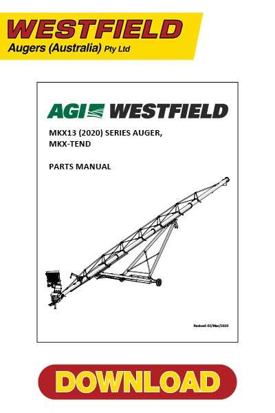 westfield auger parts diagram
